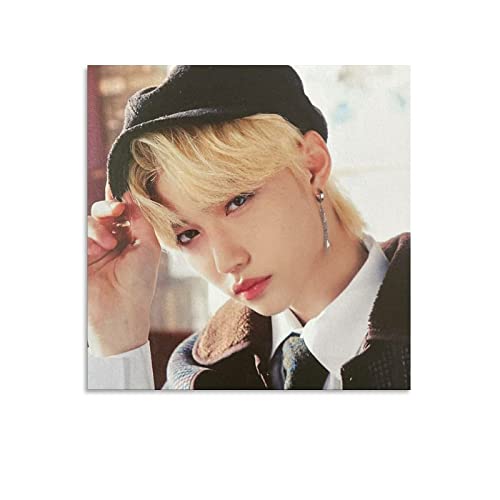 SKZ Stray Kids Felix Poster von koreanischem Sänger und Tänzerin (3) Poster coole Kunstwerke Malerei Wandkunst Leinwanddrucke Hängende Bilder Poster 30 x 30 cm von LIQIU