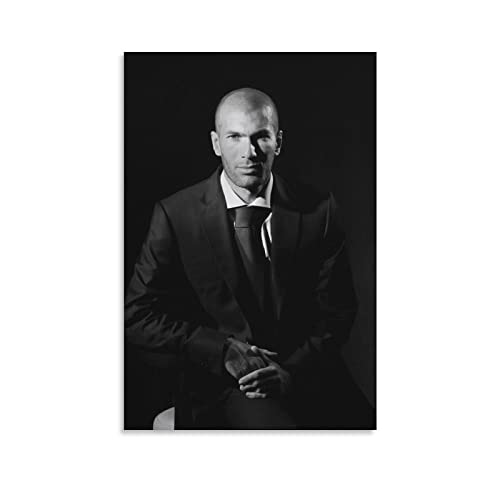 Zinedine Zidane Fußballer Poster (9) Malen auf Leinwand Wandkunst Poster Scrollbild Druck Wände Dekor Home Poster 50 x 75 cm von LIQIU