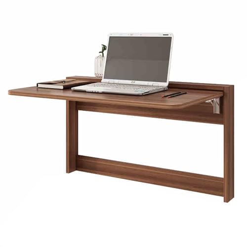 LIQONWAG An Der Wand Montierter Klappschreibtisch Für Kleine Räume – Platzsparender Schwebender Klapptisch Für Garage, Büro, Werkstatt, Zuhause – Kompakter Wandklapptisch/C/64 * 49Cm/25 * 19In von LIQONWAG