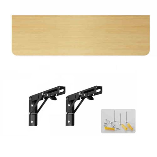 LIQONWAG An Der Wand Montierter Klapptisch – Platzsparender Schwebender Schreibtisch Für Das Home Office, Die Waschküche, Das Arbeitszimmer, Funktionale Hängende Werkbank/B/40Cm*80Cm/16In*31In LIQONWAG An Der Wand Montierter Klapptisch – Platzsparender Schwebender Schreibtisch Für Das Home Office, Die Waschküche, Das Arbeitszimmer, Funktionale Hängende Werkbank/B/40Cm*80Cm/16In*31In von LIQONWAG