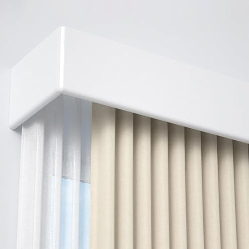 LIQONWAG Doppelte Vorhangschiene Mit Prallschiene – Integrierte Seitenmontage Mit Geräuschloser Gleitschienenrolle, Spleißbares Design Für Einen Reibungslosen Vorhangbetrieb/White/570Cm/224.6In/18.7Ft LIQONWAG Doppelte Vorhangschiene Mit Prallschiene – Integrierte Seitenmontage Mit Geräuschloser Gleitschienenrolle, Spleißbares Design Für Einen Reibungslosen Vorhangbetrieb/White/570Cm/224.6In/18.7Ft von LIQONWAG