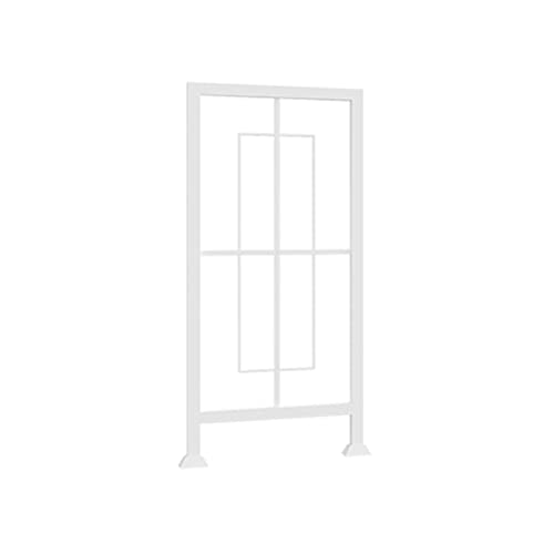 LIQONWAG Elegantes Weißes Treppengeländer-Set Aus Eisen Für Drinnen Und Draußen, Stilvolles Geländer Für Balkon Und Dachboden, 5 Schicke Designs Erhältlich, Perfekt Für Sicherheit Und Dekoration Auf D von LIQONWAG