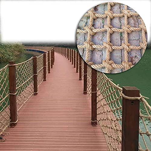 LIQONWAG Handgefertigtes Hanf-Sicherheitsnetz Für Kinder, Balkon-Leitplankennetz Im Retro-Stil, 1 X 10 M Innendekoration, Kindersicherheitszaunnetz, Umweltfreundliche Naturfaser/1 * 1M LIQONWAG Handgefertigtes Hanf-Sicherheitsnetz Für Kinder, Balkon-Leitplankennetz Im Retro-Stil, 1 X 10 M Innendekoration, Kindersicherheitszaunnetz, Umweltfreundliche Naturfaser/1 * 1M von LIQONWAG