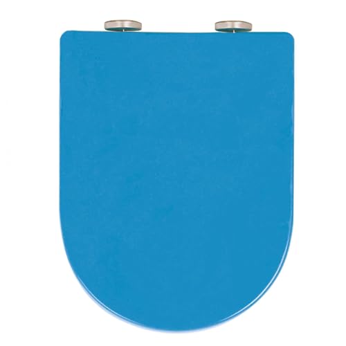 LIQONWAG Länglicher Toilettensitz, Toilettensitz Mit Absenkautomatik, Leiser Und Langsam Schließender Toilettendeckel, Pp-Toilettensitze Mit Schnellverschlussscharnieren, 360° Verstellbares Scharnier, von LIQONWAG