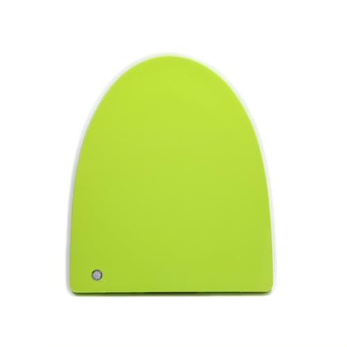 LIQONWAG V-Förmiger Toilettensitz Mit Deckel, Langsam Schließend, Und Zu Reinigen, Langlebiger Kunststoff, Farbige Ersatz-Toilettensitze, Passend Für Standard-Toilettenschüsseln In V-Form/Green von LIQONWAG