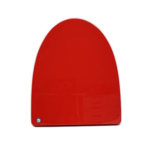 LIQONWAG V-Förmiger Toilettensitz Mit Deckel, Langsam Schließend, Und Zu Reinigen, Langlebiger Kunststoff, Farbige Ersatz-Toilettensitze, Passend Für Standard-Toilettenschüsseln In V-Form/Red von LIQONWAG