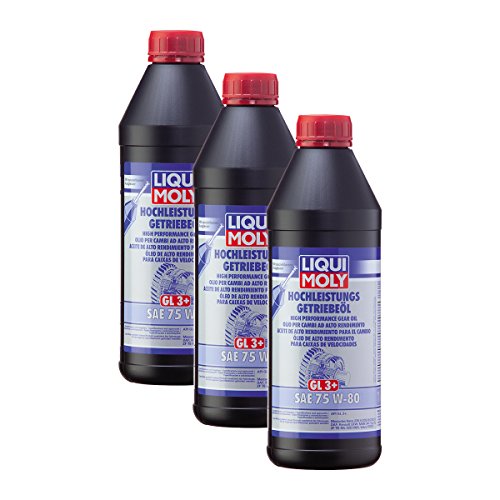 3X LIQUI Moly 4433 Hochleistungs-Getriebeöl (GL4+) SAE 75W-90 von Liqui Moly