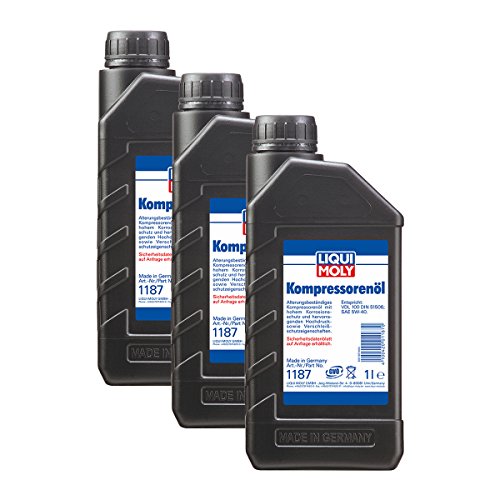 3x LIQUI MOLY 1187 Kompressorenöl 1L 3x LIQUI MOLY 1187 Kompressorenöl 1L von Liqui Moly