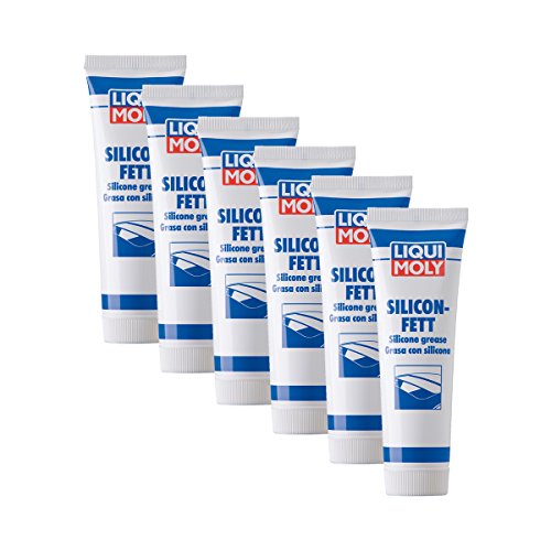 6x LIQUI MOLY 3312 Silicon-Fett transparent Silikonfett Paste Schmiermittel 100g von Liqui Moly