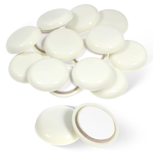 LIQWEI 40 Stück Möbelgleiter, 25mm Runde Selbstklebende Möbelschieber, Möbel Bewegen Pads für Glatte Böden und Teppiche Schwere Möbel von LIQWEI