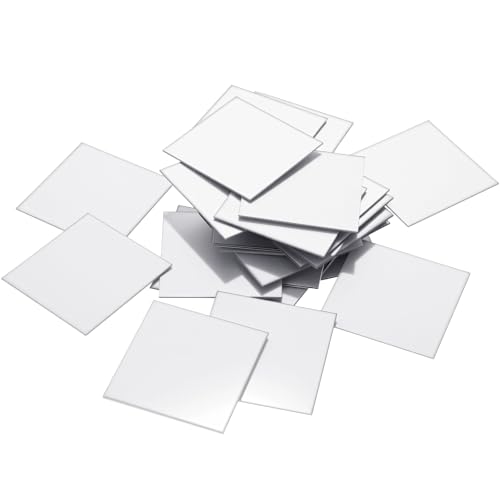 LIQWEI 70 Stück Spiegelfliesen Selbstklebend, 5x5 cm Mini Spiegel Acryl Mosaik Spiegel Quadratischespiegel Flexibler Spiegelfliesen Selbstklebend Für Heimwerker Wand Tisch Küche Badezimmer von LIQWEI