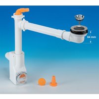 Lira Spa - Weißes platzsparendes Siphon-Set für Küchenspüle mit Mini-Ablaufgarnitur, Auslass Ø50 zio 1NT 9.1289.17 weiß von LIRA SPA