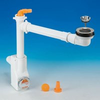 Lira Spa - Siphon-Set für Küchenspüle mit Mini-Kittinara-Korb-Ablaufstutzen Ø40 mm zio 1NT 9.1289.15 weiß - Ø40 Lira Spa - Siphon-Set für Küchenspüle mit Mini-Kittinara-Korb-Ablaufstutzen Ø40 mm zio 1NT 9.1289.15 weiß - Ø40 von LIRA SPA