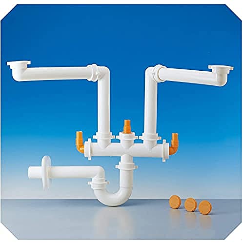 SIPHON PLATZ 2 FÜR KÜCHENSPÜLEN MIT ZWEI BECKEN von LIRA