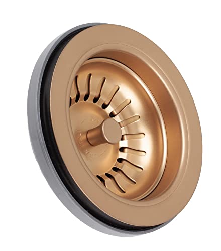 Universal-Basketball-Abfluss, Bronze mit Perlen, für Spülbecken von LIRA