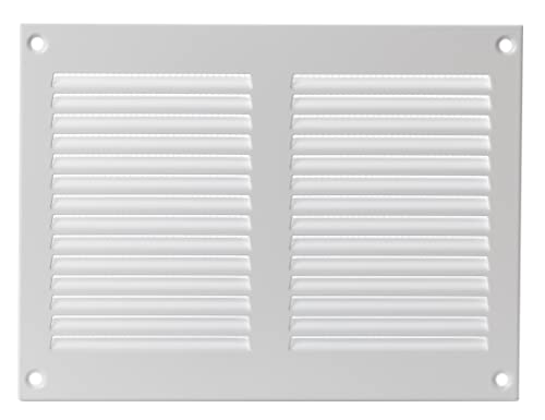 200x150mm Metal Weiß Lüftungsgitter mit Insektenschutz - Gitter für Belüftung - Abluftgitter 200x150mm Metal Weiß Lüftungsgitter mit Insektenschutz - Gitter für Belüftung - Abluftgitter von LIRAST