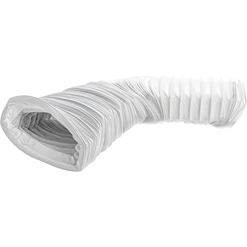 220x55mm / 6m PVC Lüftungsschlauch - Flexschlauch für Flachkanal - Flach Schlauch - Abluftschlauch für Klimaanlage Wäschetrockner Abzugshaube von LIRAST