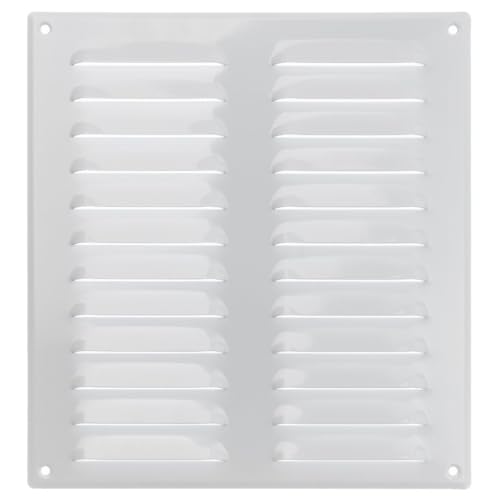 260x280mm Metall Weiß Lüftungsgitter mit Insektenschutz - Gitter für Belüftung - Abluftgitter 260x280mm Metall Weiß Lüftungsgitter mit Insektenschutz - Gitter für Belüftung - Abluftgitter von LIRAST