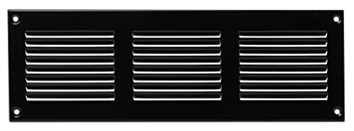 300x100mm Metall Schwarz Lüftungsgitter mit Insektenschutz - Gitter für Belüftung - Abluftgitter 300x100mm Metall Schwarz Lüftungsgitter mit Insektenschutz - Gitter für Belüftung - Abluftgitter von LIRAST