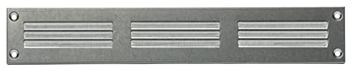 300x50mm Metal Verzinkt Lüftungsgitter mit Insektenschutz - Gitter für Belüftung - Abluftgitter von LIRAST