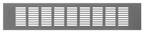 80x400mm Aluminium Silber Lüftungsgitter Gitter für Belüftung - Abluftgitter - Alu-gitter von LIRAST