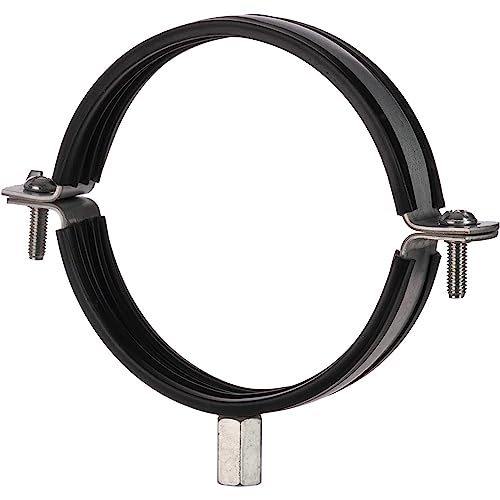 Ø 100mm Rohrschelle Wickelfalzrohr mit Gummidichtung - Metall Halterung Rohr Halter von LIRAST