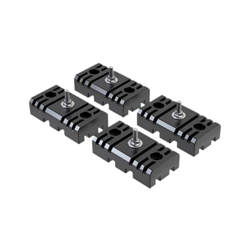 4 X Anti-Vibrations-Pad For Klimaanlagen, Gummidämpfer, Praktische, Robuste Anti-Rutsch-Stoßdämpfer For Klimaanlagen-Ersatzteile, Klimaanlagenteile(A 100x60x25mm) von LIRDJCRXL