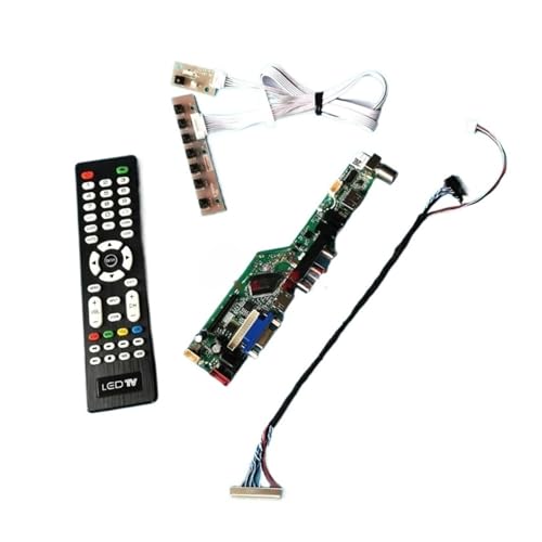 Controller Board Fit CLAA089NA0ACW CLAA089NA0BCW VGA + HDMI + AV + USB 1024 * 600 LVDS 30-Pin LCD Monitor Analog TV Signal 8,9 "DIY Kit, Laptop Zubehör(For CLAA089NA0ACW) von LIRDJCRXL
