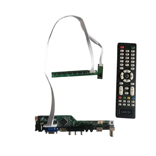 For B150XG01 B150XG02 B150XG05 B150XG07 Treiberplatine LCD-Monitor 30-polig LVDS TV Analog 1CCFL DIY Kit AV+HDMI+VGA+IR+USB 1024 * 768, Laptop-Zubehör(For B150XG05 V.2) von LIRDJCRXL
