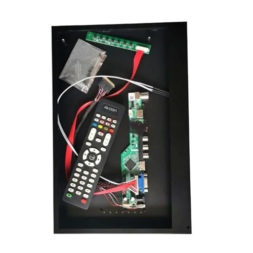 For B156RW01/LP156WD1/N156O6 Metallgehäuse Und Treiberplatine Matrix 1600 X 900 DIY-Kit USB + AV + HDMI + VGA TV Analogsignal 15,6 Zoll LVDS 40-polig, Laptop-Zubehör(B156RW01 V3 and Case) von LIRDJCRXL