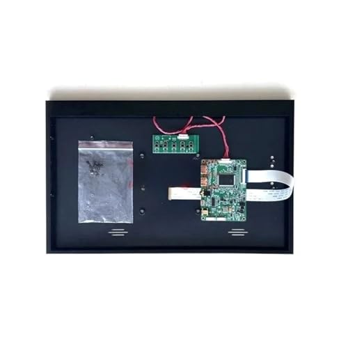 For LTN156AT37 LTN156AT39 Mini-HDMI 1366 * 768 Treiberplatine & Metallgehäuse Tragbares Display Micro USB EDP 30 Pin 15,6" DIY Refit Kit, Laptop-Zubehör(LTN156AT39-L01 xCase) von LIRDJCRXL
