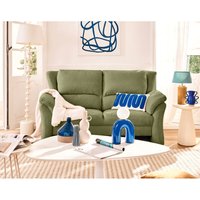 Bastille - 2-sitzer einzelsofa aus edlem samt mit reliefstruktur - grün von LISA DESIGN