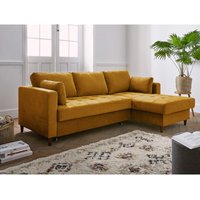 Lisa Design - Anna – ecksofa mit schlaffunktion – mit bettkasten – 4-sitzer – moderner stil – rechts - gelb Lisa Design - Anna – ecksofa mit schlaffunktion – mit bettkasten – 4-sitzer – moderner stil – rechts - gelb von LISA DESIGN