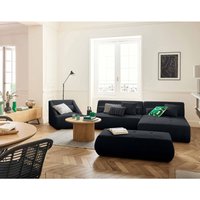 Lisa Design - Onyx - 4-sitzer modulares ecksofa beidseitig montierbar - cord - schwarz Lisa Design - Onyx - 4-sitzer modulares ecksofa beidseitig montierbar - cord - schwarz von LISA DESIGN
