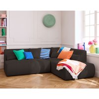 Lisa Design - Onyx - modulares ecksofa rechts 5 sitze - aus 3d-mesh-stoff - dunkelgrau Lisa Design - Onyx - modulares ecksofa rechts 5 sitze - aus 3d-mesh-stoff - dunkelgrau von LISA DESIGN