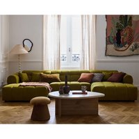 Lisa Design - Ray - wohnlandschaft u-form 7-sitzer in strukturiertem stoff - grün Lisa Design - Ray - wohnlandschaft u-form 7-sitzer in strukturiertem stoff - grün von LISA DESIGN