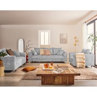 Lisa Design - Rune - 3-sitzer einzelsofa aus strukturiertem samt - grau Lisa Design - Rune - 3-sitzer einzelsofa aus strukturiertem samt - grau von LISA DESIGN