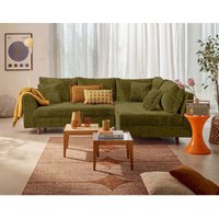 Lisa Design - Rune - rechts 4-sitzer aus strukturiertem samt - olivgrün Lisa Design - Rune - rechts 4-sitzer aus strukturiertem samt - olivgrün von LISA DESIGN