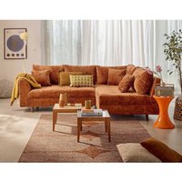Lisa Design - Rune - rechts 4-sitzer aus strukturiertem samt - rostfarben Lisa Design - Rune - rechts 4-sitzer aus strukturiertem samt - rostfarben von LISA DESIGN