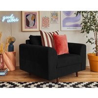 Lisa Design - Rune – sessel – aus cord - schwarz Lisa Design - Rune – sessel – aus cord - schwarz von LISA DESIGN
