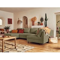Lisa Design - Rune – wohnlandschaft rechts – 7-sitzer – aus cord - grün Lisa Design - Rune – wohnlandschaft rechts – 7-sitzer – aus cord - grün von LISA DESIGN