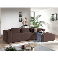 Lisa Design - Stella – ecksofa – cordsamt – 4-sitzer – moderner stil – rechts - braun Lisa Design - Stella – ecksofa – cordsamt – 4-sitzer – moderner stil – rechts - braun von LISA DESIGN