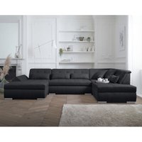 Lisa Design - Vermont – wohnlandschaft 7-sitzer ecksofa in u-form – xxl – rechts - schwarz Lisa Design - Vermont – wohnlandschaft 7-sitzer ecksofa in u-form – xxl – rechts - schwarz von LISA DESIGN