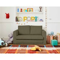 Marilia - 2-sitzer sofa – mit schlaffunktion – aus cord - grün von LISA DESIGN