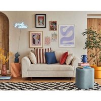 Rune – 2-sitzer sofa – aus cord - beige - Beige von LISA DESIGN