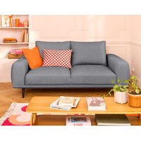 Vicenza - 2-sitzer einzelsofa aus stoff - grau von LISA DESIGN