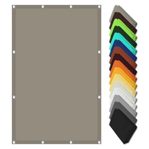 Sonnensegel Quadrat Wasserdicht 4 x 8.5 m Wasserabweisend Windabweisend Balkon Blickdicht Sichtschutz mit Ösen Segeltuch 4 × 1.5 M Seile für Garten Terrasse, Taupe Sonnensegel Quadrat Wasserdicht 4 x 8.5 m Wasserabweisend Windabweisend Balkon Blickdicht Sichtschutz mit Ösen Segeltuch 4 × 1.5 M Seile für Garten Terrasse, Taupe von LISANSAN