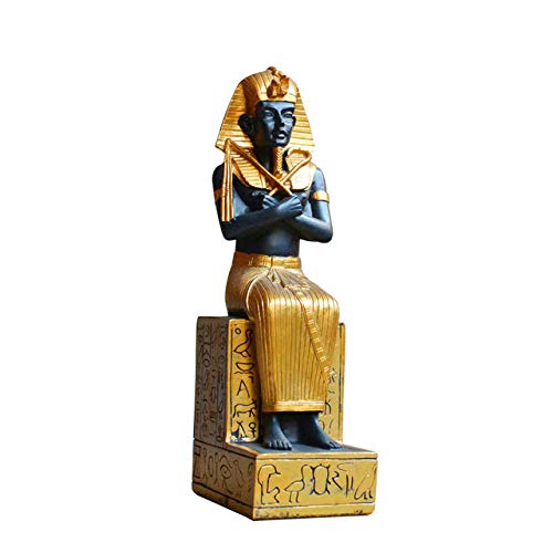 LISAQ Altes Ägypten Pharao Retro Skulptur Harz Buchstütze Dekoration Mode Büro Desktop Dekoration von LISAQ