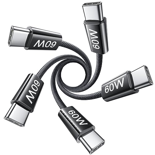 LISEN USB C Kabel, 60W C auf C Typ Schnellladekabel [5er-Pack, 3.3FT] Typ C auf Typ C für Samsung S23 S22 S21 Note 20 Ultra, Google Pixel 7 6 Pro, iPad mini/Pro, iPad Air 4, MacBook Pro 2020 von LISEN
