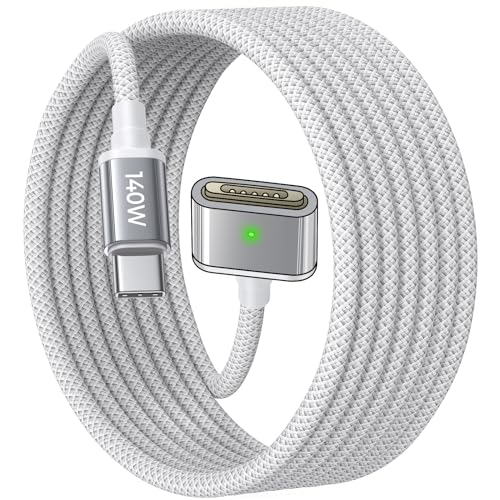 LISEN USB C auf für Magsafe 3 Ladekabel [2m 140W] Mcacbook Ladekabel Laptop Zubehör Quick Charge für Macbook Air M2 M3 2023/2022, MacBook Pro 13 2023 (M3, M2, 14-16 von LISEN